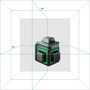 Лазерный уровень ADA Cube 3-360 GREEN Professional Edition Арт. А00573 (Зеленый луч)_2
