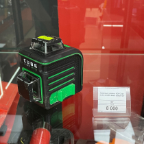 Лазерный уровень ADA Cube 3-360 GREEN Basic Edition Арт. А00560 (Зеленый луч) Б/У