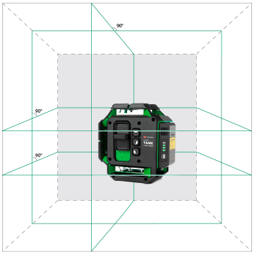 Профессиональный лазерный уровень ADA LaserTANK 4-360 GREEN Ultimate Edition (Зеленый луч) Арт. А00632_2