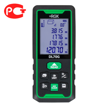 Лазерная рулетка с угломером RGK DL70G Арт. 778183_50