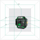 Профессиональный лазерный уровень ADA LaserTANK 4-360 GREEN Basic Edition (Зеленый луч) Арт. А00631_3