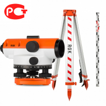 Комплект нивелир оптический RGK C-20 + AMO S4 + RGK S6-N Арт. 752633