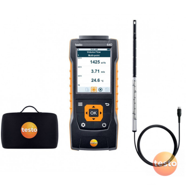 Комплект Testo 440 с зондом с обогревоемой струной (0635 1032) и кейсом Арт. 0563 4400_30