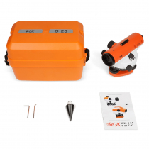 Комплект нивелир оптический RGK C-20 + AMO S5 + RGK S6-N Арт. 752213